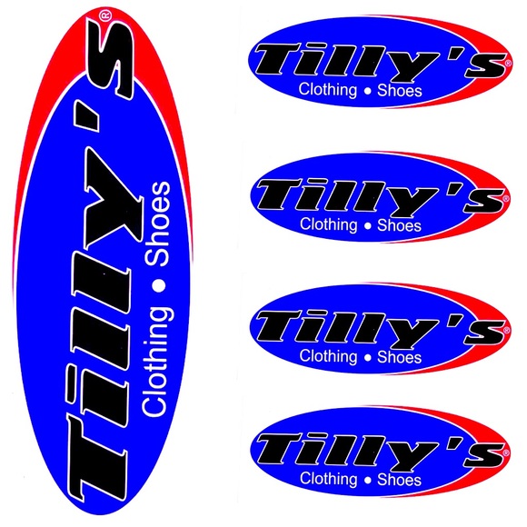 5‎ Vintage Rare Tilly’s Stickers Decal Clothing Cali Retro Skate Surf Snowboard - Picture 4 of 5